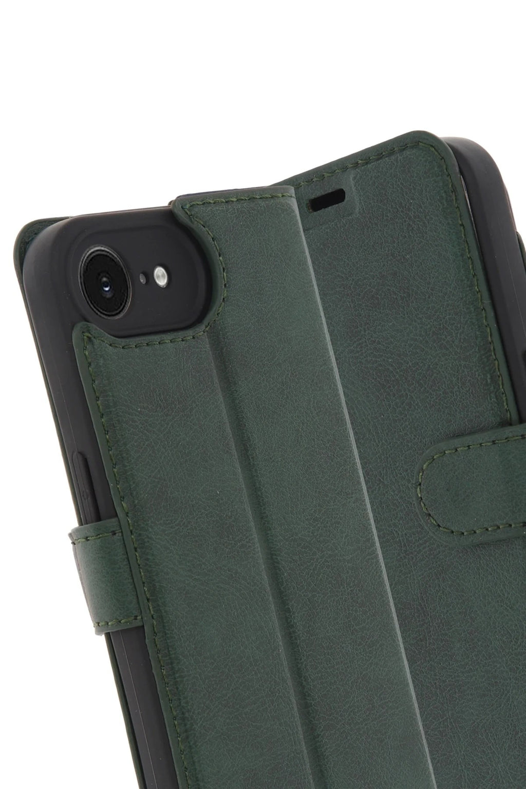 Mey İthalat® iPhone 16E Kılıf Trend S Plus Kapaklı Kılıf - Yeşil