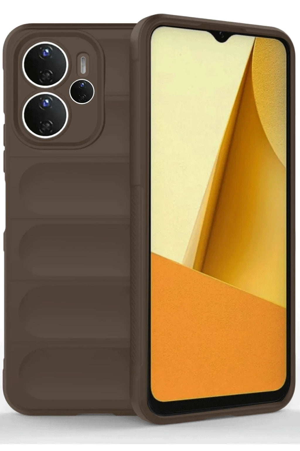 Mey İthalat® Redmi Note 14 4G Kılıf Optimum Silikon - Kahverengi