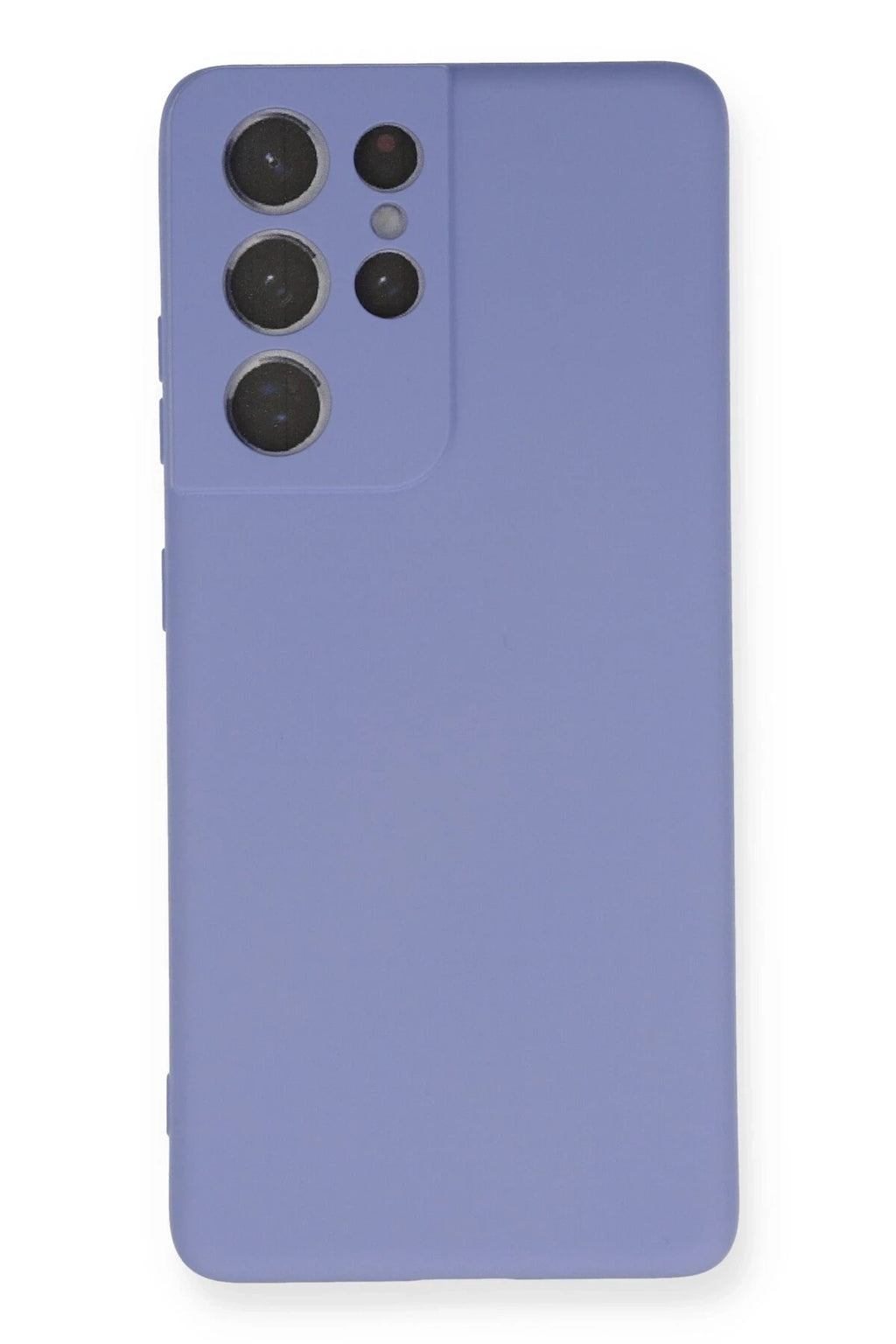 Mey İthalat® Samsung Galaxy S21 Ultra Kılıf Nano içi Kadife Silikon - Lila