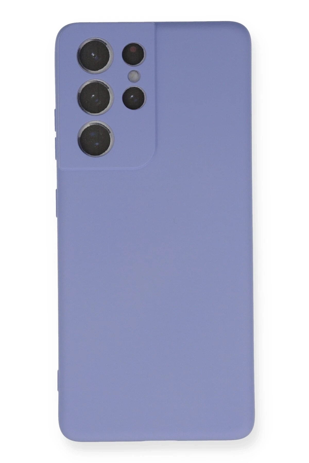 Mey İthalat® Samsung Galaxy S21 Ultra Kılıf Nano içi Kadife Silikon - Lila
