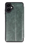 Mey İthalat® Samsung Galaxy A06 Kılıf Flip Cover - Koyu Yeşil
