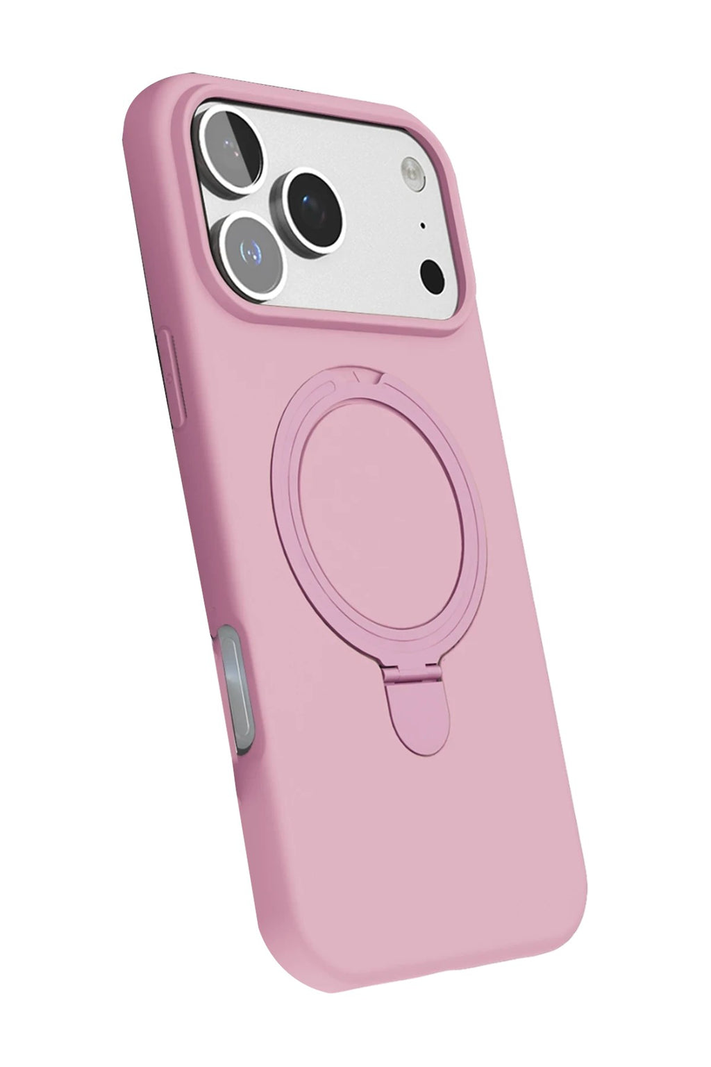 Mey İthalat® iPhone 17 Pro Max Regal Magsafe Standlı Kapak - Açık Pembe