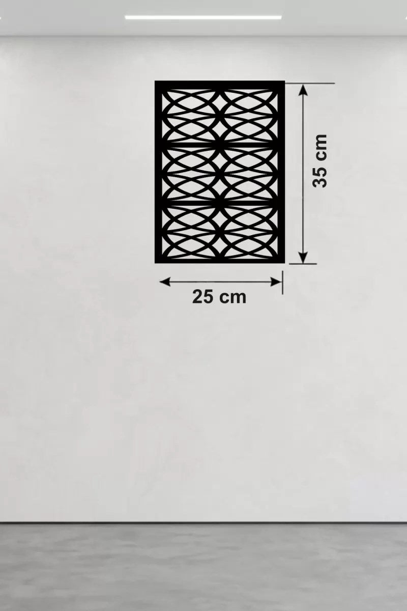 Mey İthalat® Selçuklu Yıldızı Temalı Ahşap Duvar Tablosu - 25x35 cm Lazer Kesim Dekoratif Pano