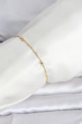 Mey İthalat® CM 14K Gold Renk Burgu Topçuk Model Kadın Bileklik