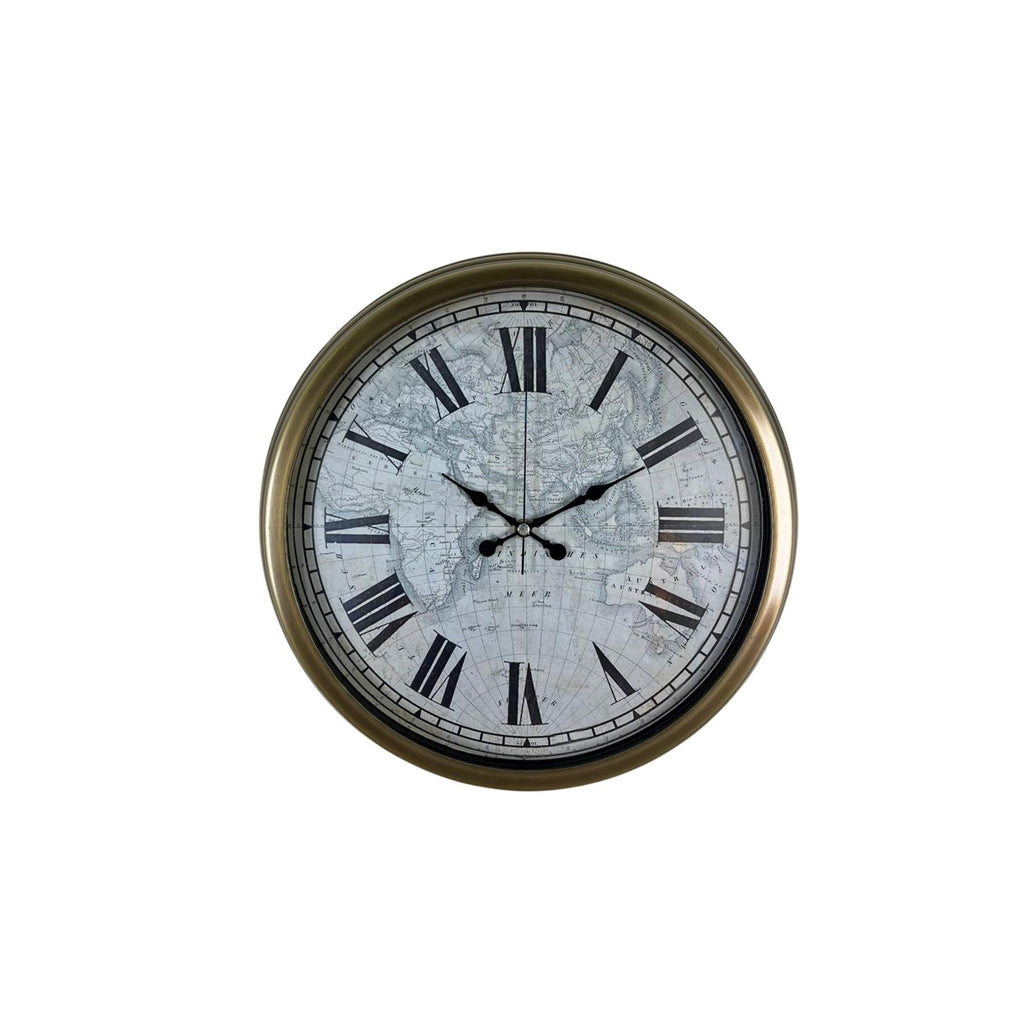 Antique World 40 Cm Eskitme Metal Duvar Saati