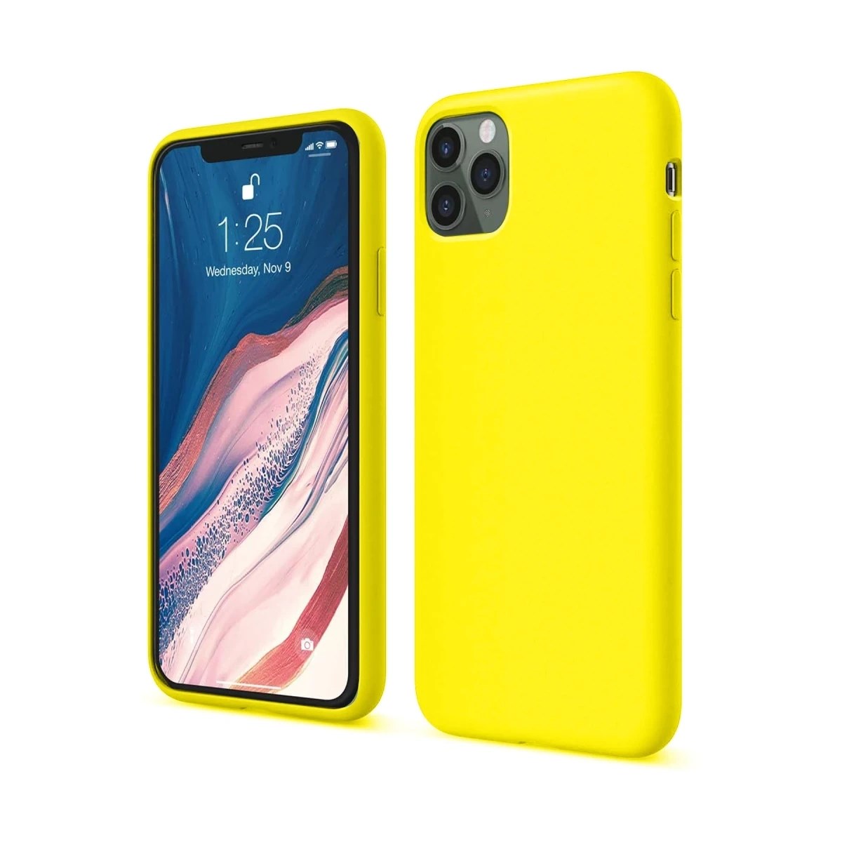 Mey İthalat® iPhone 11 Pro Kılıf First Silikon - Sarı