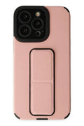 Mey İthalat® iPhone 13 Pro Kılıf Mega Standlı Silikon - Pudra