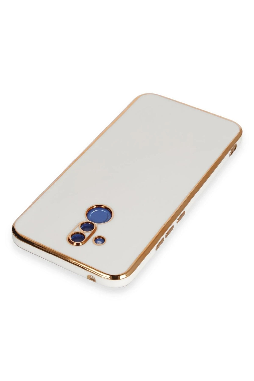Mey İthalat® Huawei Mate 20 Lite Kılıf Volet Silikon - Beyaz