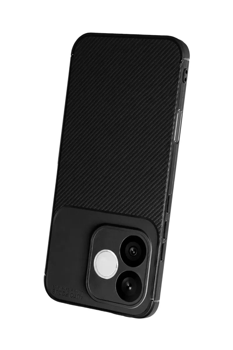 Mey İthalat® Huawei Honor 600 Lite Auto Focus Karbon Kapak - Siyah