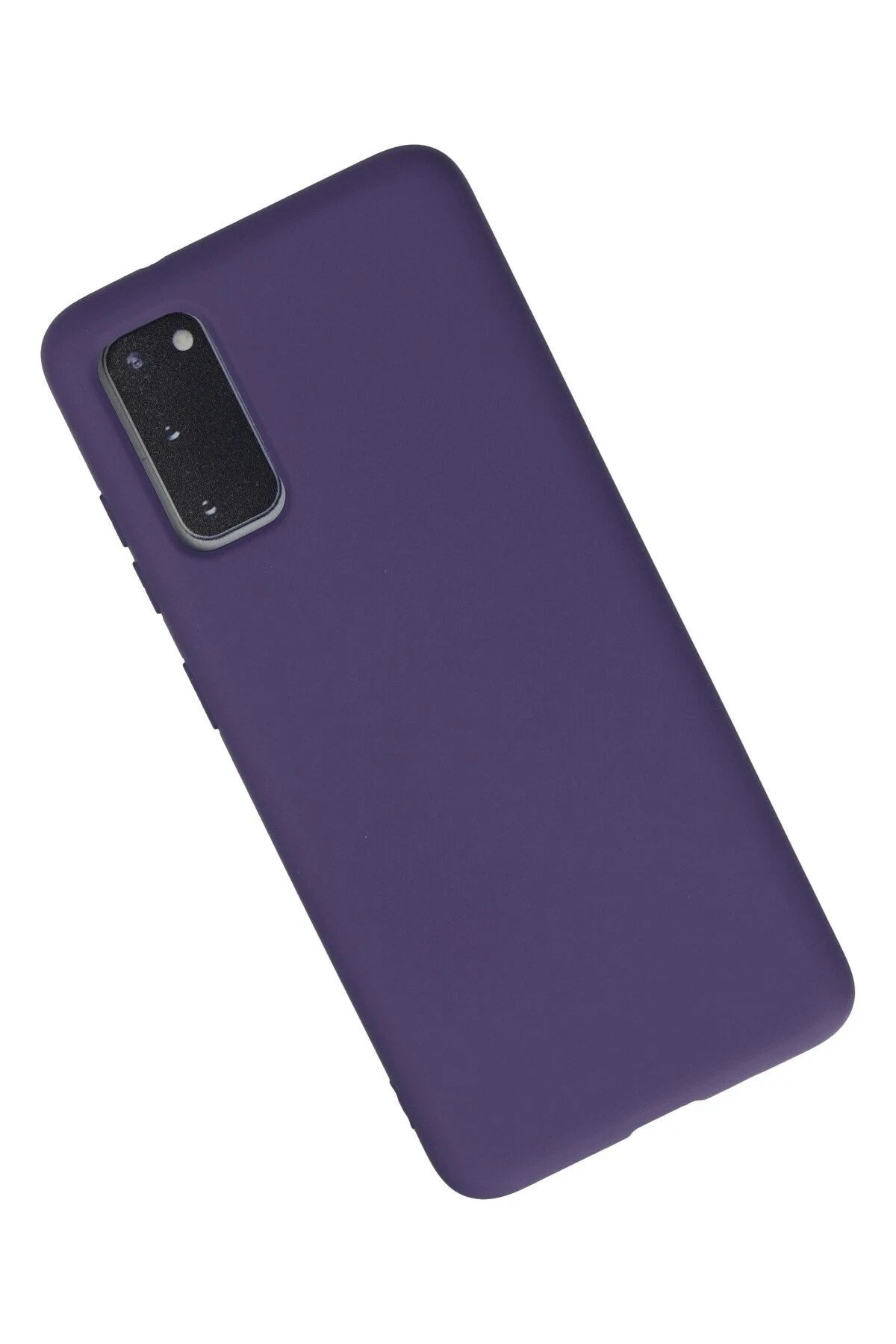 Mey İthalat® Samsung Galaxy S20 Kılıf Nano içi Kadife Silikon - Mor