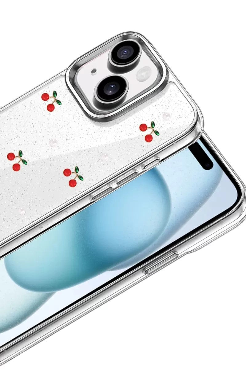 Mey İthalat® iPhone 14 Fiyonk Desenli Kapak - Desen 9