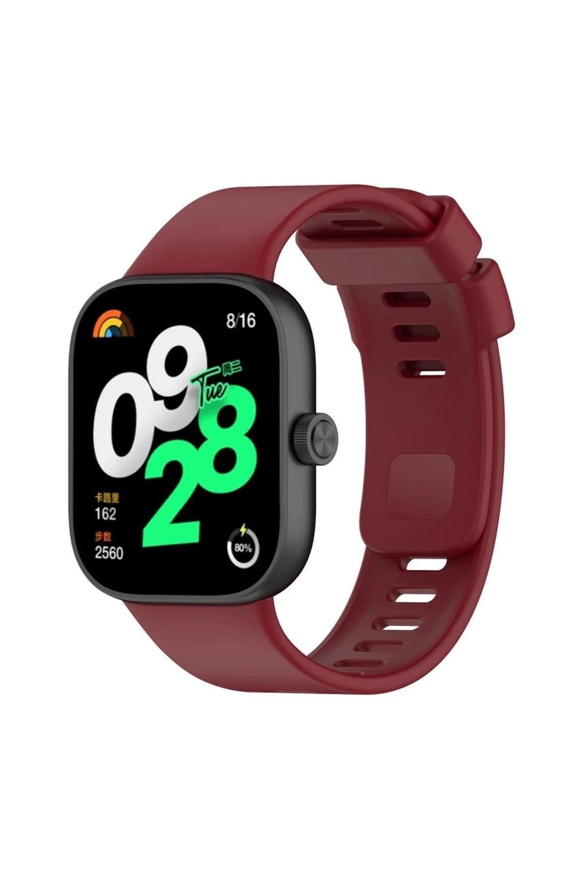 Mey İthalat® Redmi Watch 4 Klasik Kordon - Bordo