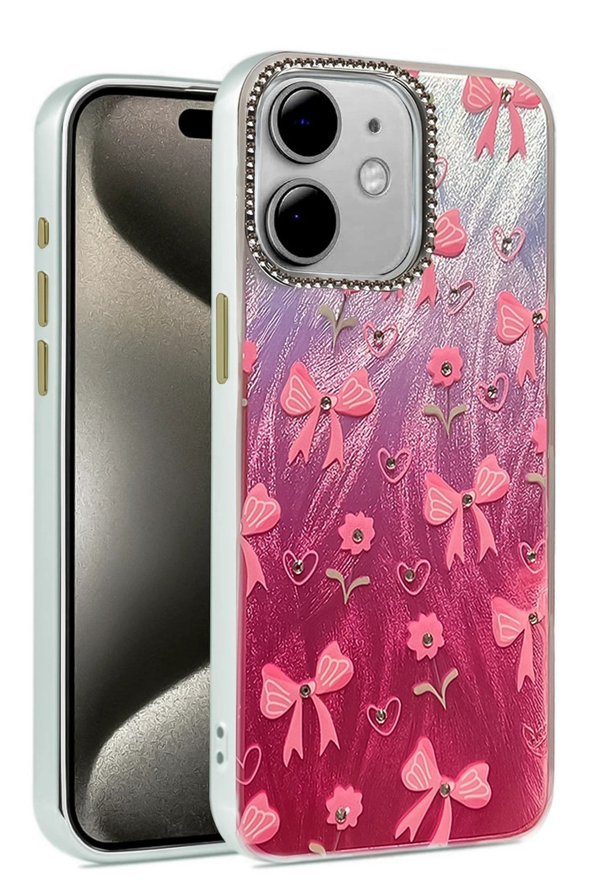 Mey İthalat® iPhone 11 Kılıf Blade Aynalı Desenli Kapak - Desen 3