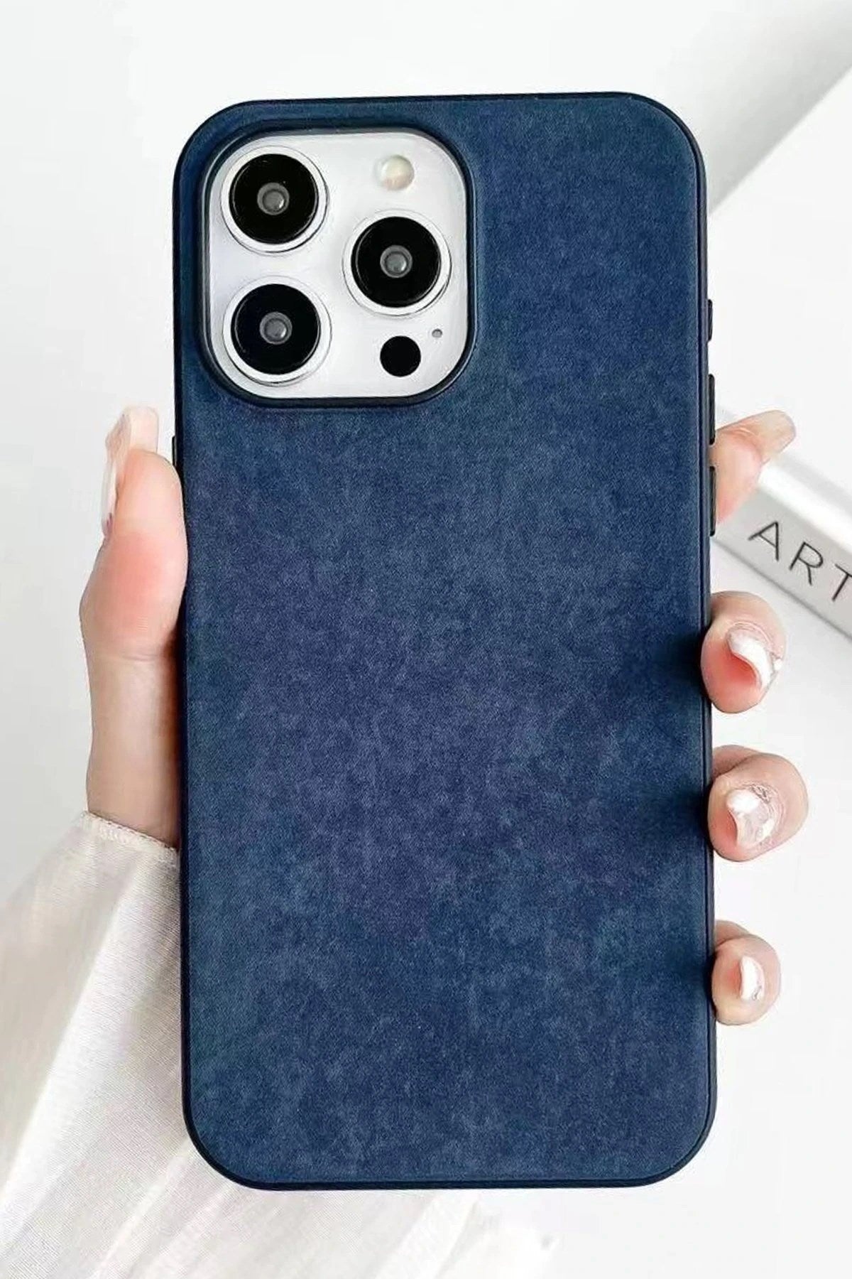 Mey İthalat® iPhone 15 Pro Kılıf Karen Magsafe Kapak - Lacivert