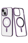 Mey İthalat® iPhone 14 Plus Kılıf Element Magneticsafe Sert Kapak - Mor