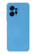 Mey İthalat® Redmi Note 12 4G Kılıf Nano içi Kadife Silikon - Mavi