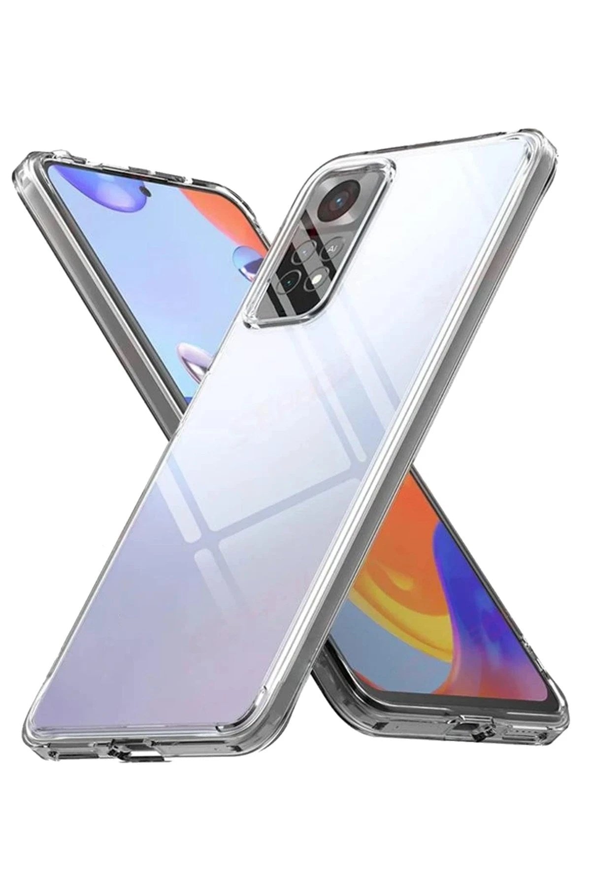 Mey İthalat® Redmi Note 12 Pro 4G Kılıf Lüx Şeffaf Silikon
