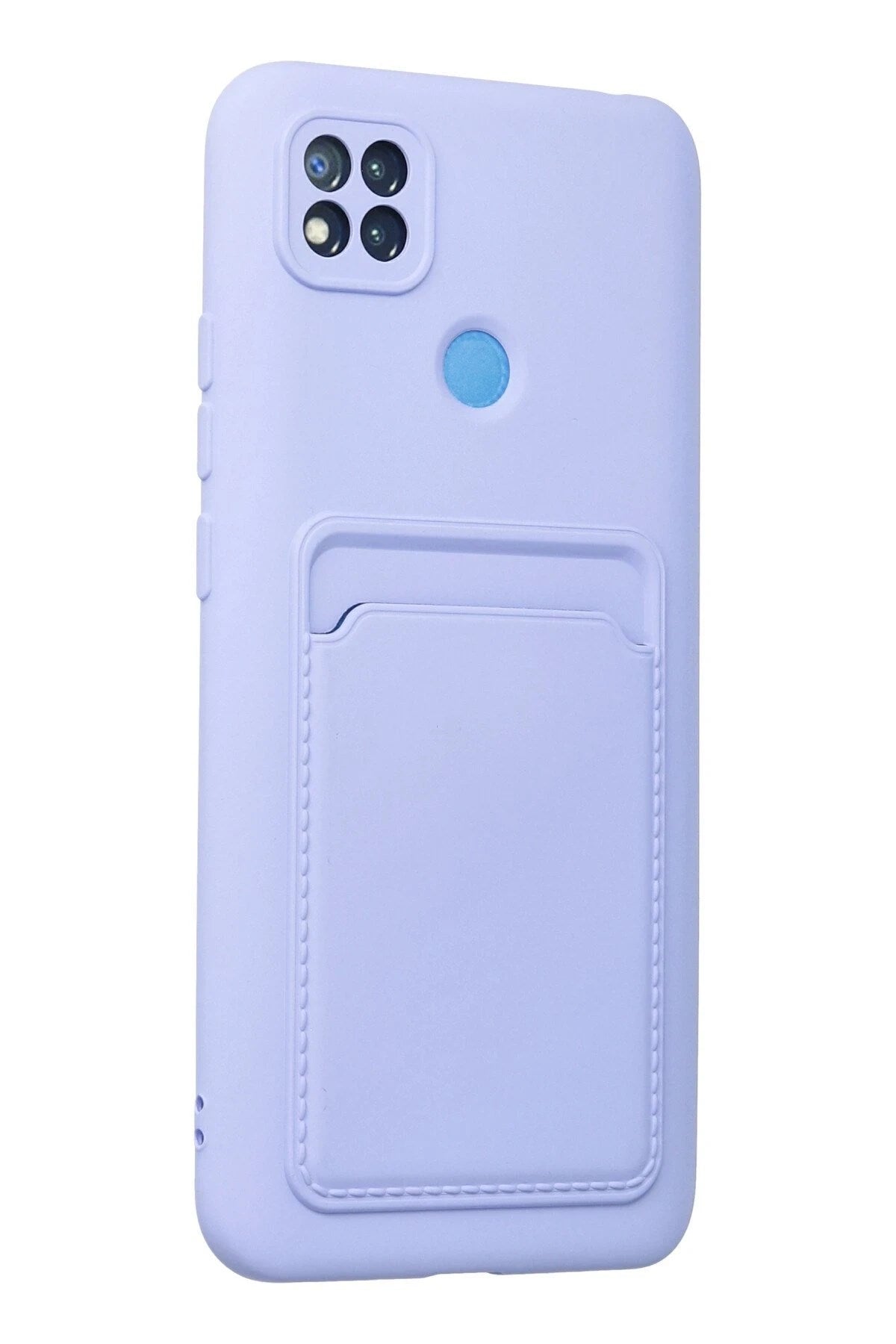 Mey İthalat® Redmi 9C Kılıf Kelvin Kartvizitli Silikon - Lila