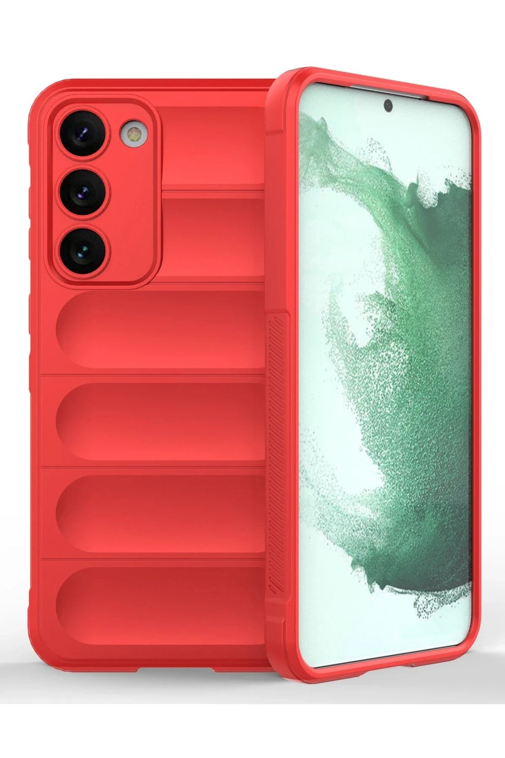 Mey İthalat® Samsung Galaxy S23 Plus Kılıf Optimum Silikon - Kırmızı