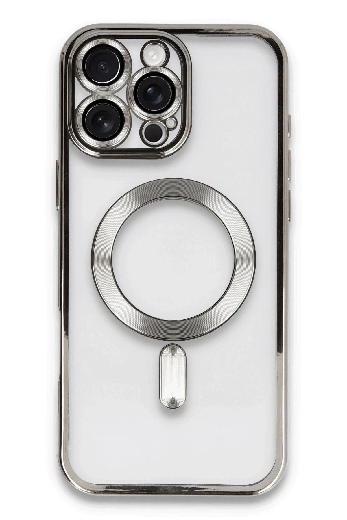 Mey İthalat® iPhone 16 Pro Max Kılıf Kross Magneticsafe Kapak - Titan Gri