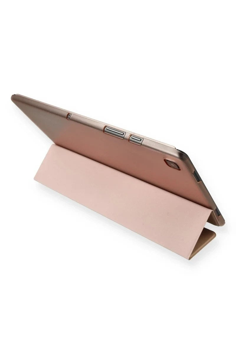 Mey İthalat® iPad 2025 10.9 (10.Nesil) Kalemlikli Tablet Smart Kılıf - Rose Gold