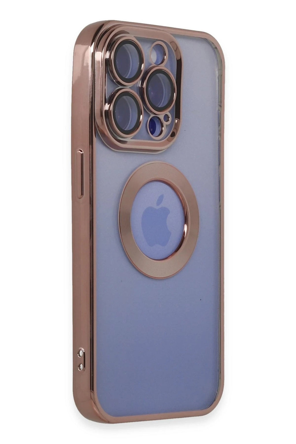 Mey İthalat® iPhone 15 Pro Max Kılıf Slot Silikon - Rose Gold
