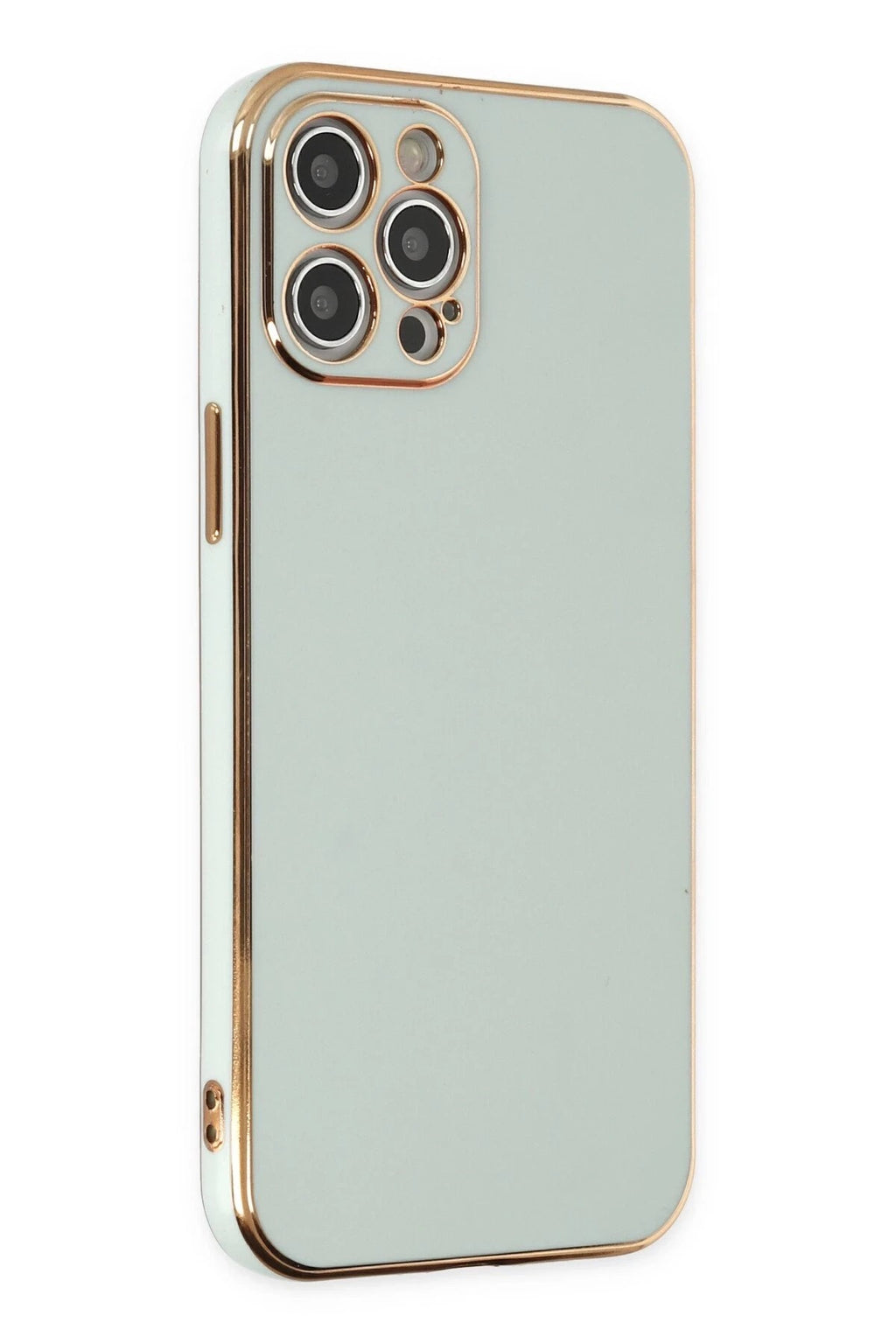 Mey İthalat® iPhone 12 Pro Max Kılıf Volet Silikon - Açık Yeşil