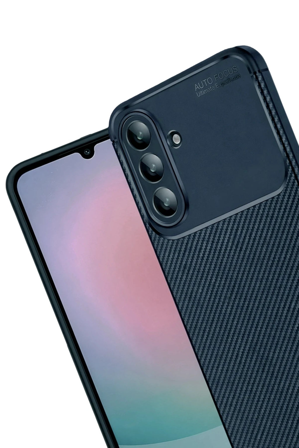 Mey İthalat® Samsung Galaxy A57 5G Auto Focus Karbon Kapak - Lacivert