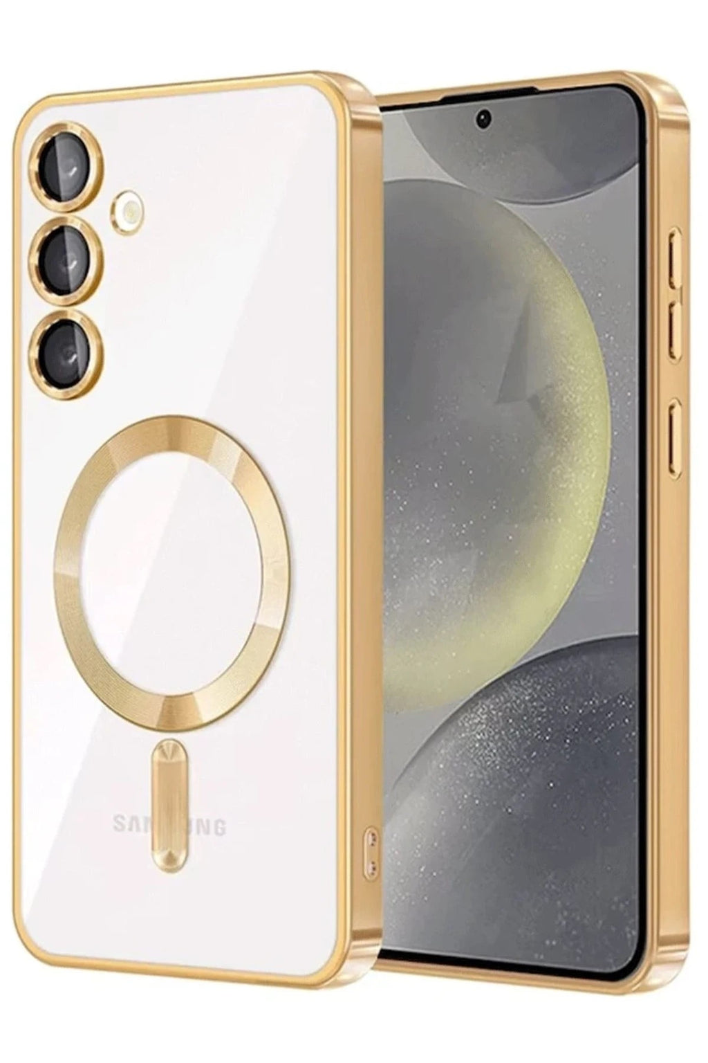 Mey İthalat® Samsung Galaxy A15 4G Kross Magneticsafe Kapak - Gold