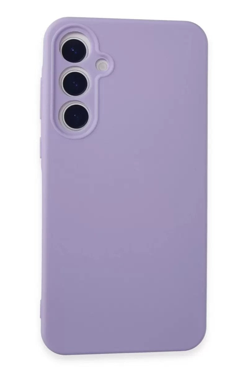 Mey İthalat® Samsung Galaxy A55 5G Kılıf Nano içi Kadife Silikon - Lila
