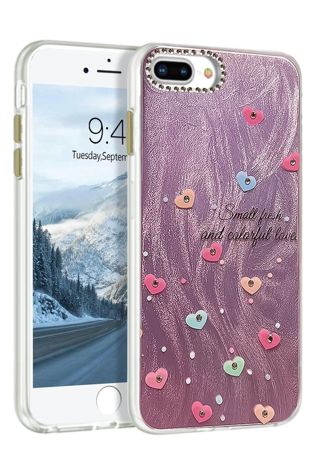 Mey İthalat® iPhone 7 Plus Kılıf Blade Aynalı Desenli Kapak - Desen 8