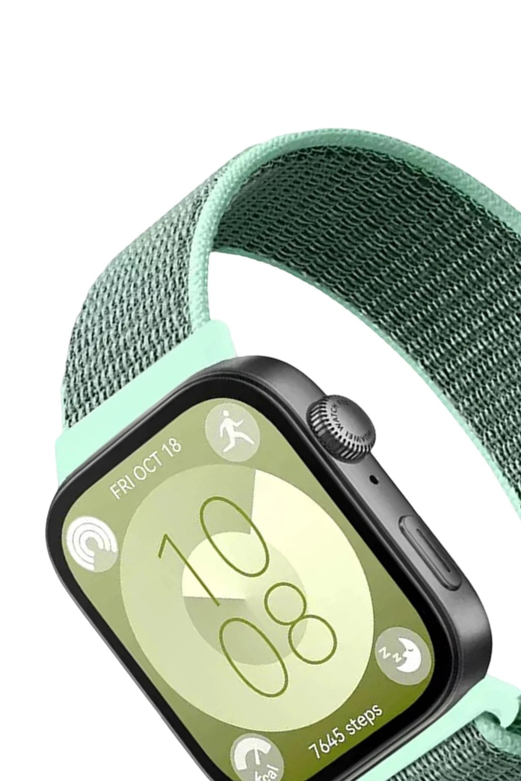 Mey İthalat® Huawei Fit 4 Hasırlı Cırtcırtlı Kordon - Turkuaz