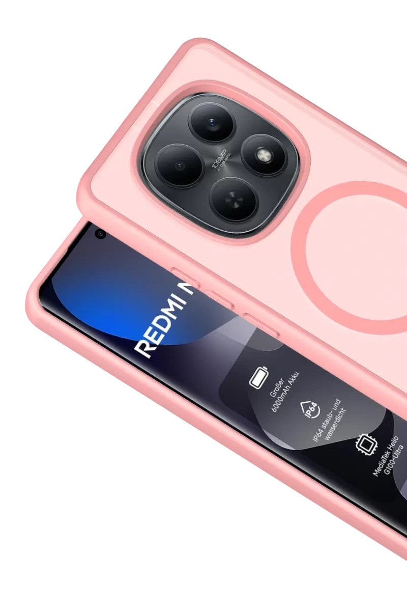 Mey İthalat® Redmi Note 15 4G Jota Magsafe Kapak - Pudra