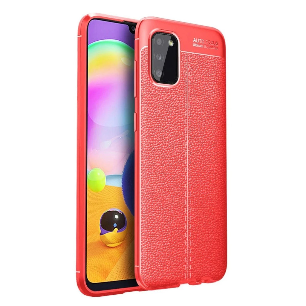 Mey İthalat® Samsung Galaxy A02S Kılıf Auto Focus Kapak - Kırmızı