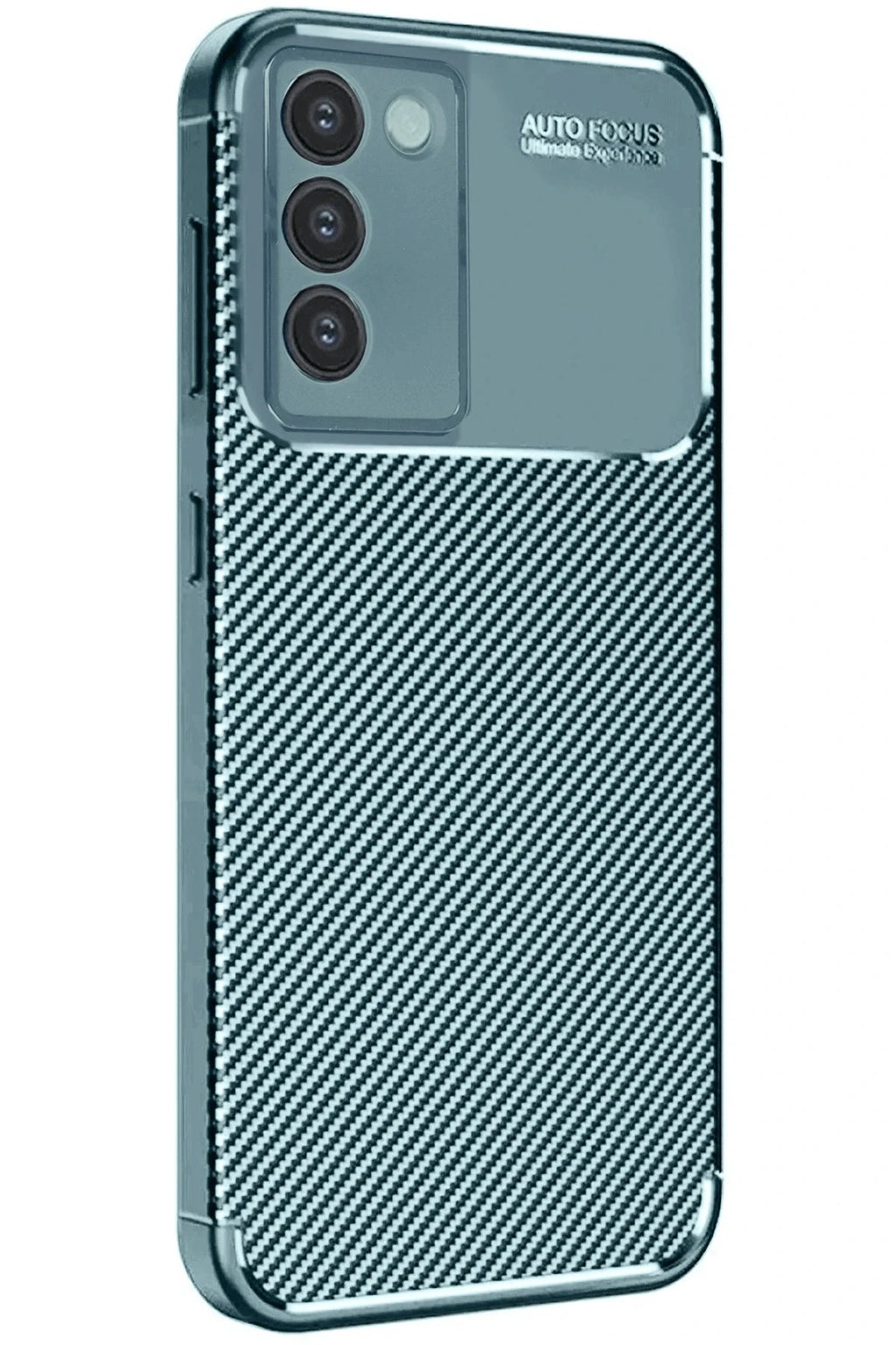 Mey İthalat® Vivo V30 Lite 4G Kılıf Auto Focus Karbon Kapak - Koyu Yeşil