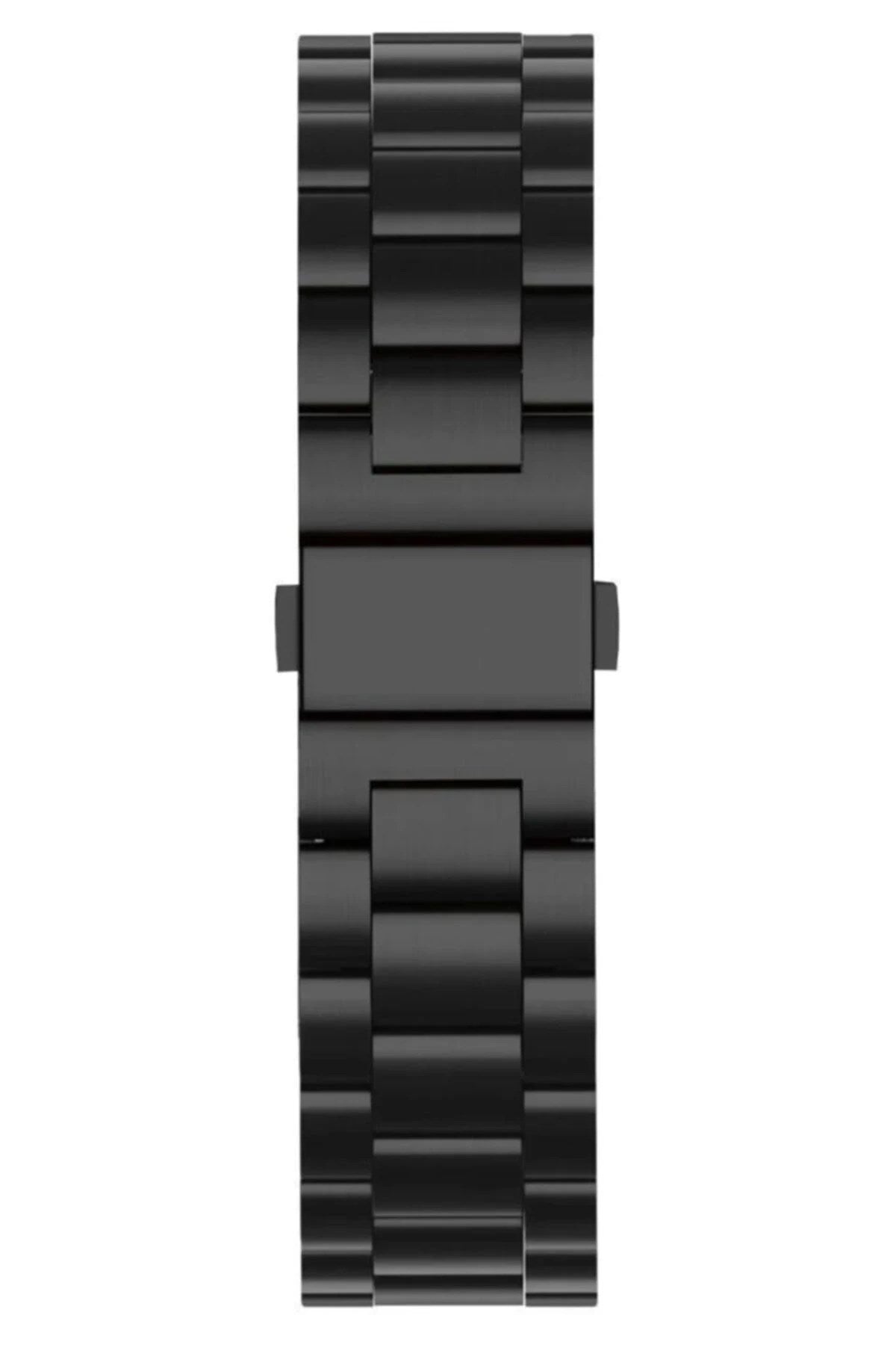 Mey İthalat® Watch 42mm Metal Baklalı Kordon - Siyah