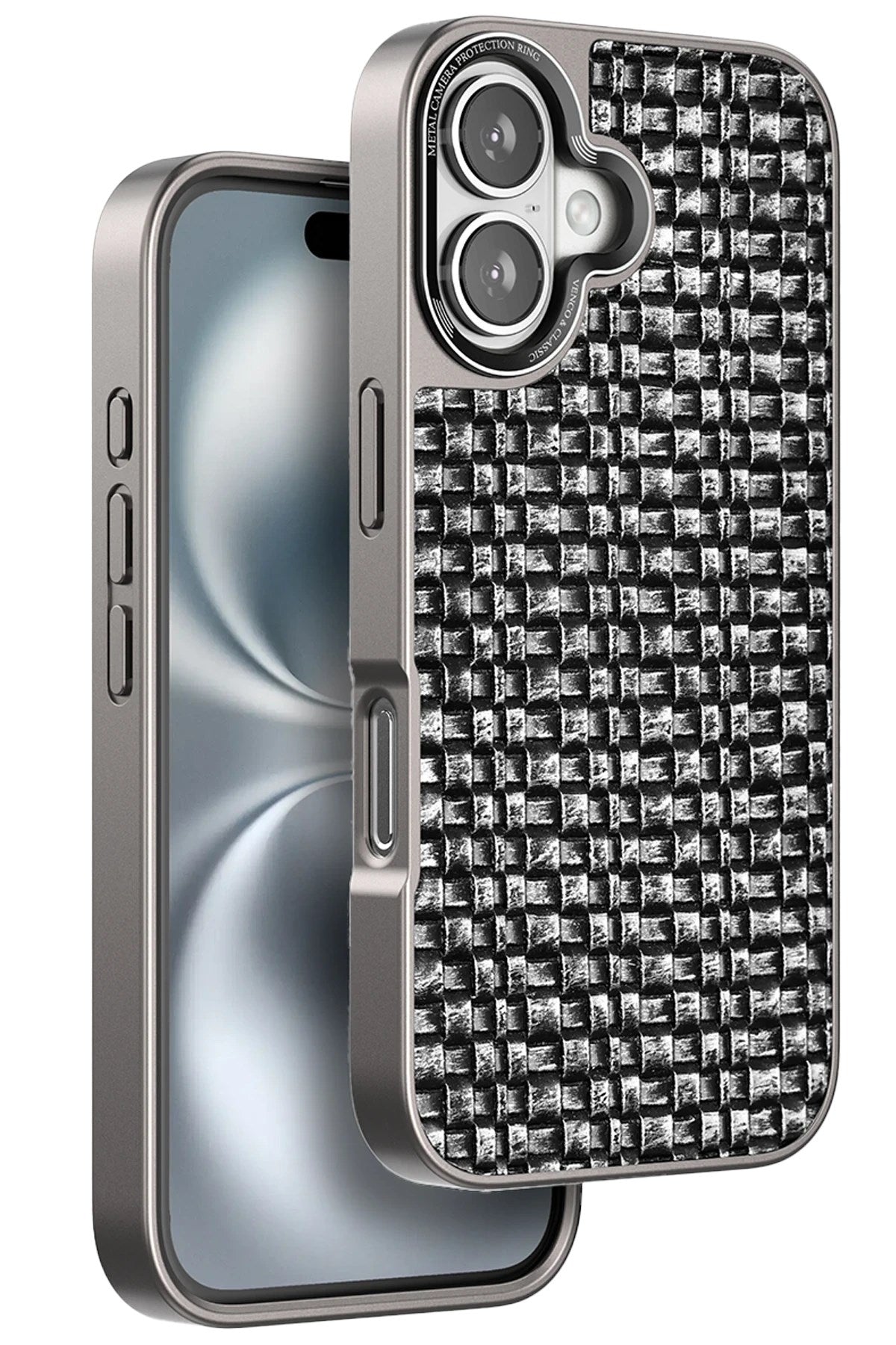 Mey İthalat® iPhone 16 Brand Kapak - Gümüş