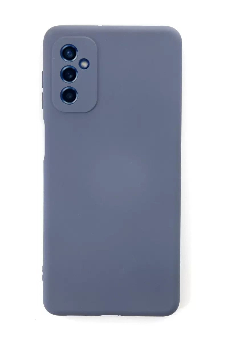 Mey İthalat® Samsung Galaxy M52 5G Kılıf Nano içi Kadife Silikon - Gri