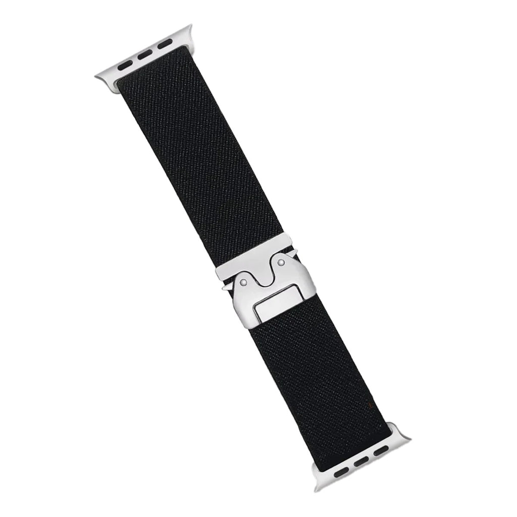 Mey İthalat® Watch 42mm Forest Kumaş Kordon - Siyah