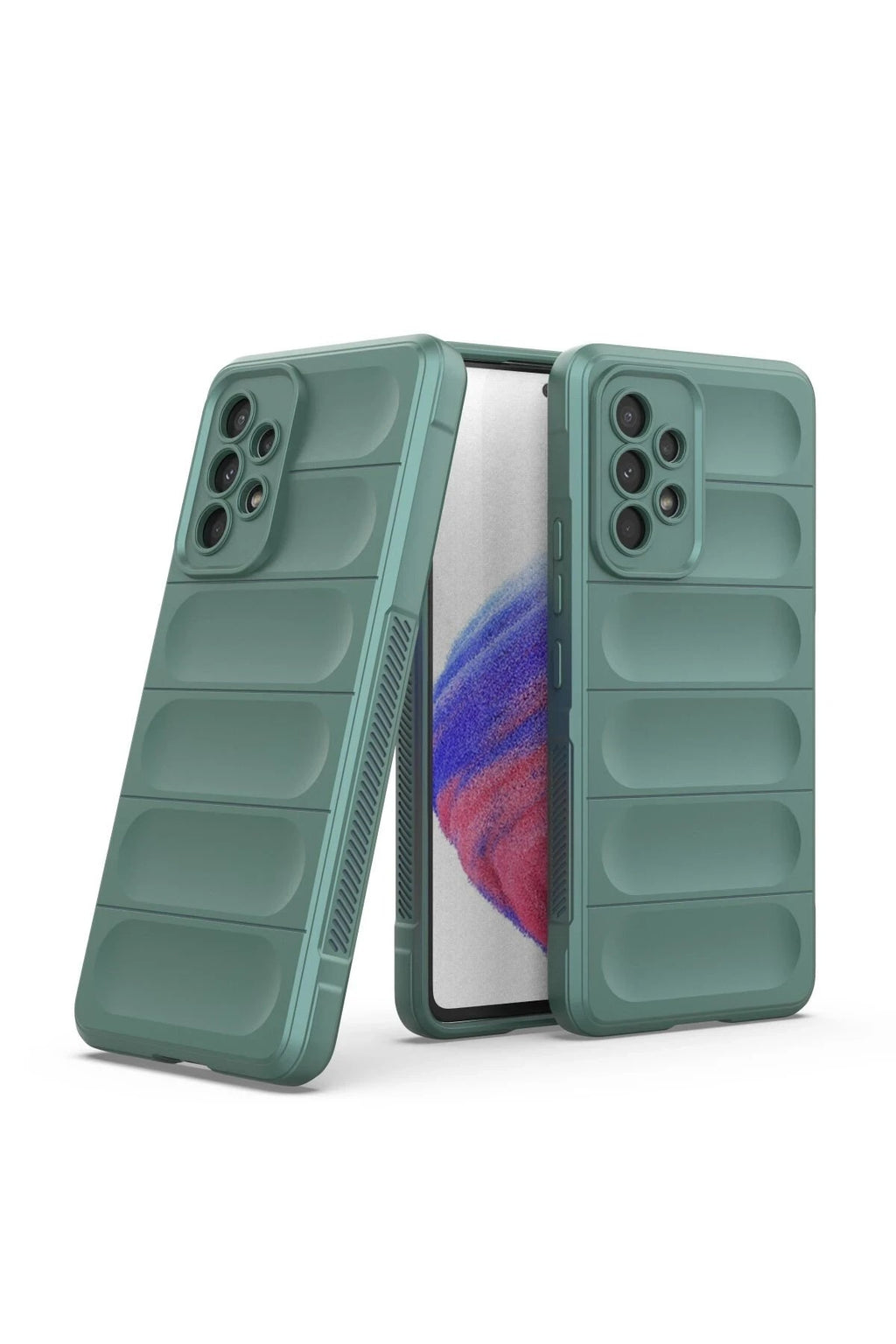 Mey İthalat® Samsung Galaxy A53 5G Kılıf Optimum Silikon - Koyu Yeşil