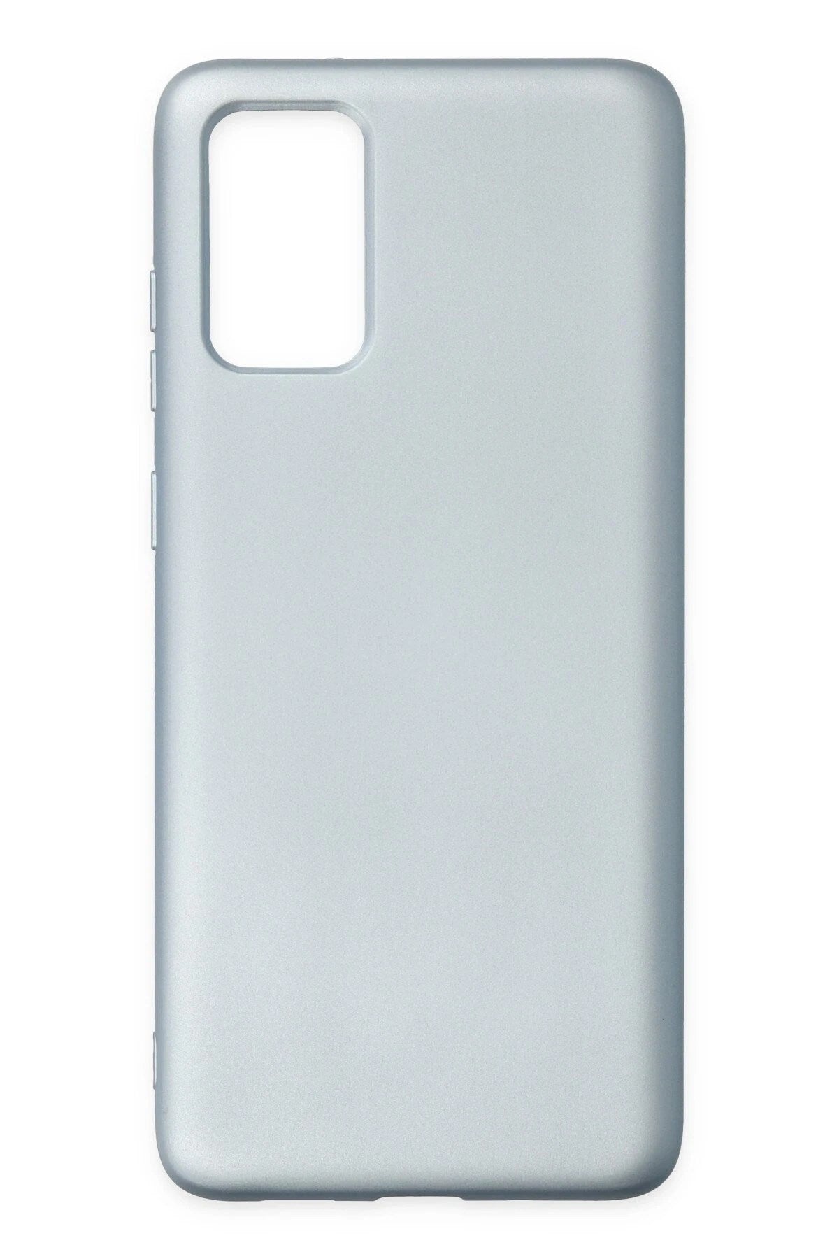 Mey İthalat® Samsung Galaxy S20 Plus Kılıf Nano içi Kadife Silikon - Sky Blue