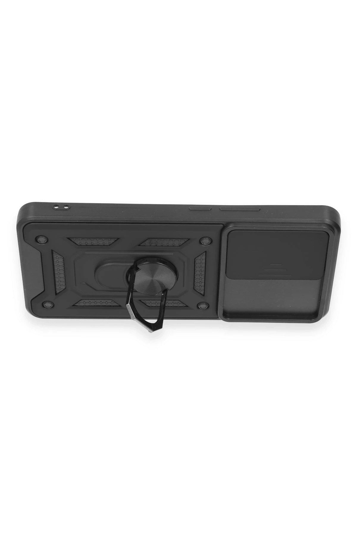 Mey İthalat® Mi 12T Pro Kılıf Pars Lens Yüzüklü Silikon - Siyah