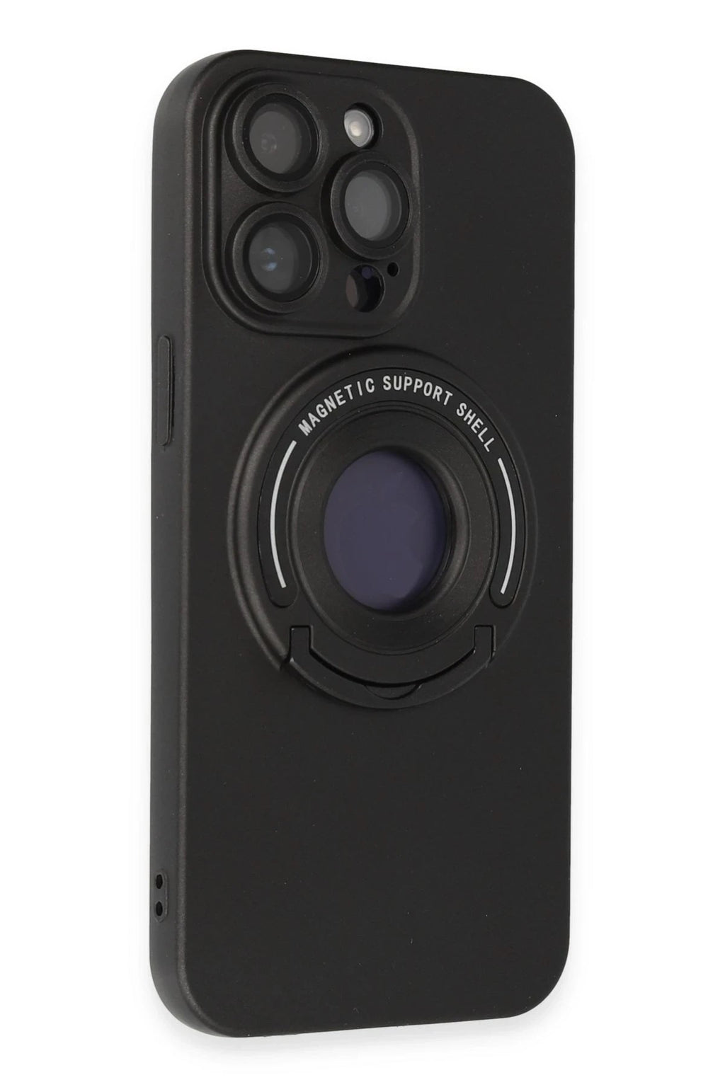 Mey İthalat® iPhone 13 Pro Max Kılıf Lukka Magneticsafe Kapak - Siyah