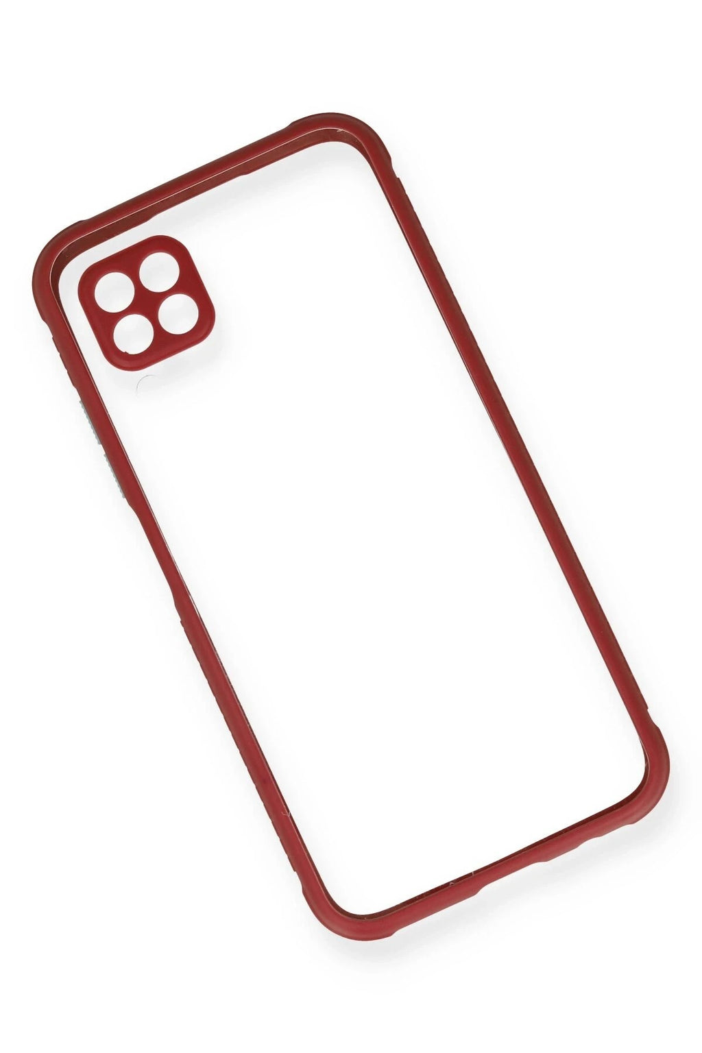 Mey İthalat® Huawei P40 Lite Kılıf Miami Şeffaf Silikon - Fuşya