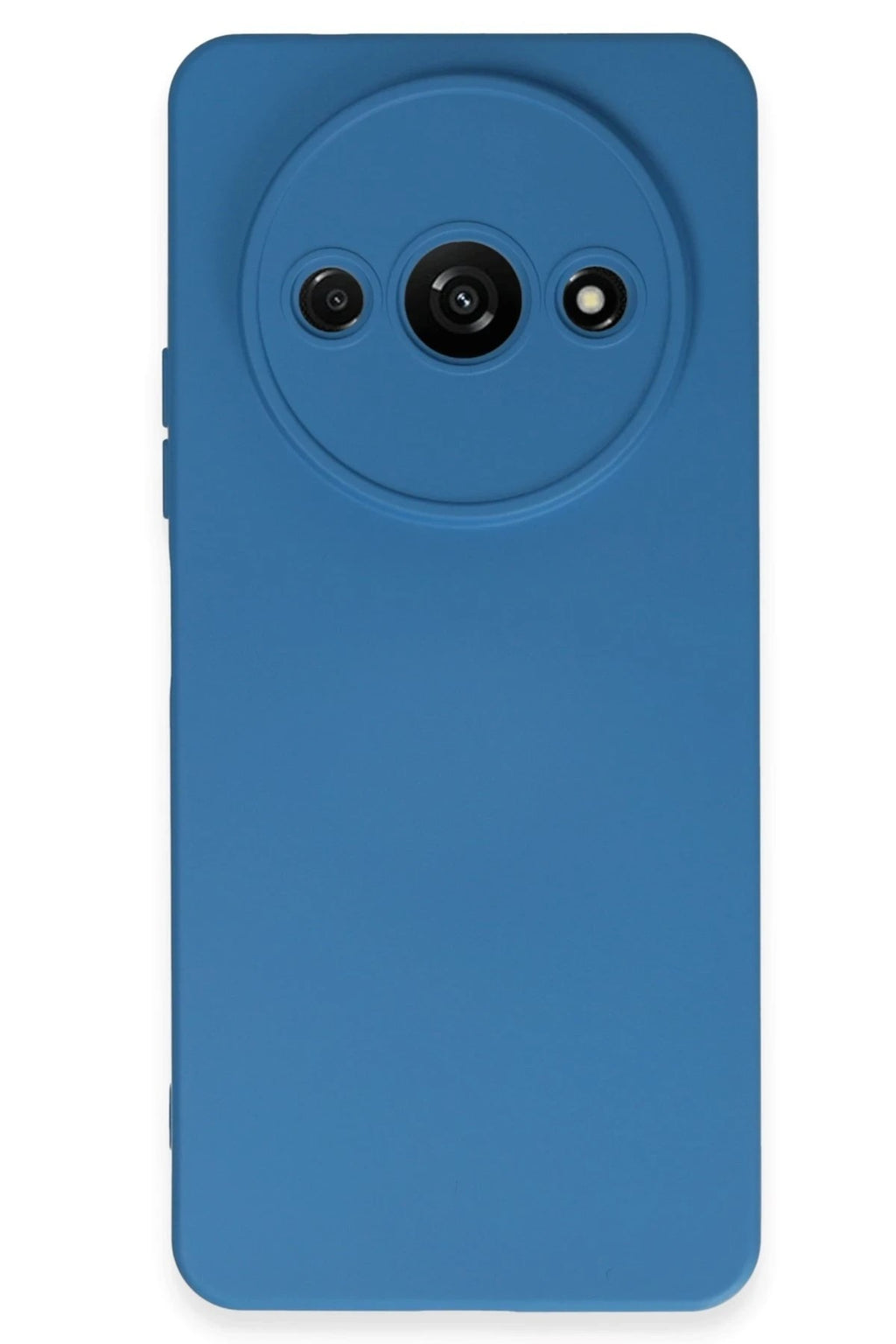 Mey İthalat® Redmi A3 4G Kılıf Nano içi Kadife Silikon - Mavi