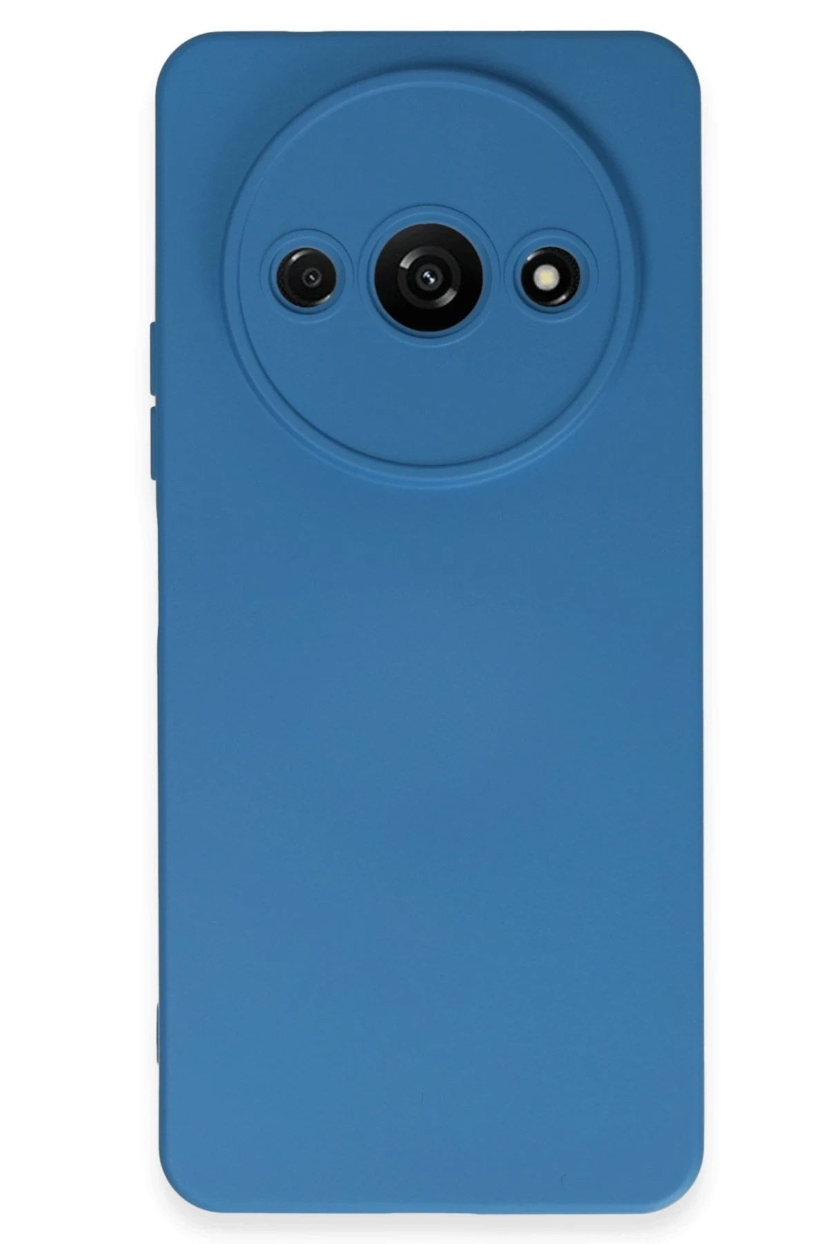 Mey İthalat® Redmi A3 4G Kılıf Nano içi Kadife Silikon - Mavi