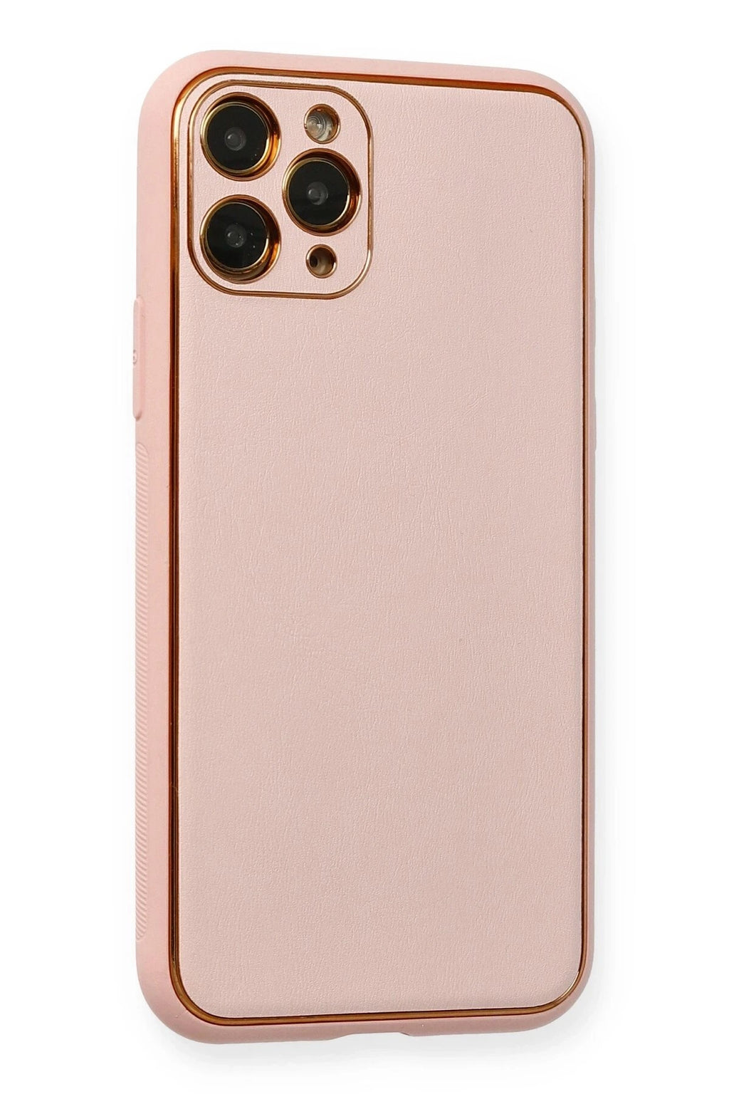 Mey İthalat® iPhone 11 Pro Kılıf Coco Deri Silikon Kapak - Pembe