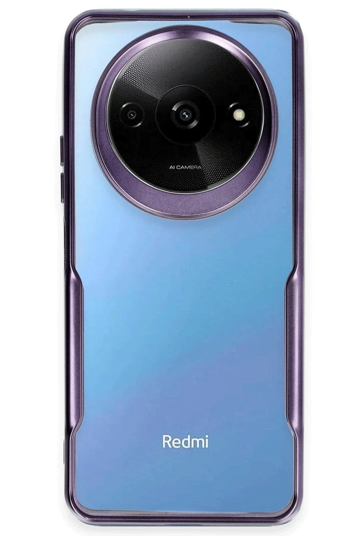 Mey İthalat® Redmi A3 4G Kılıf Boyi Silikon Kapak - Derin Mor