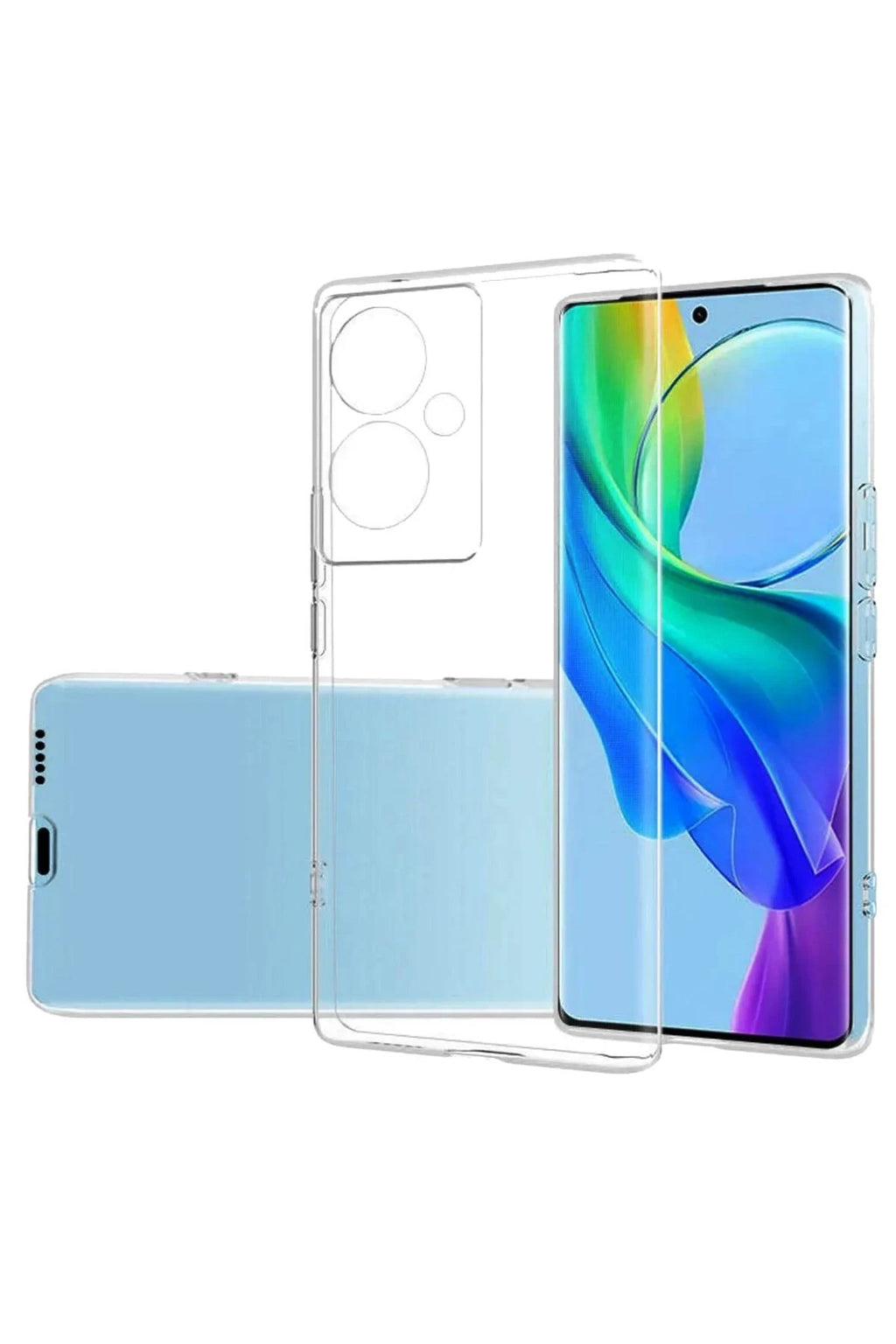 Mey İthalat® Vivo V29 Lite Kılıf Lüx Şeffaf Silikon