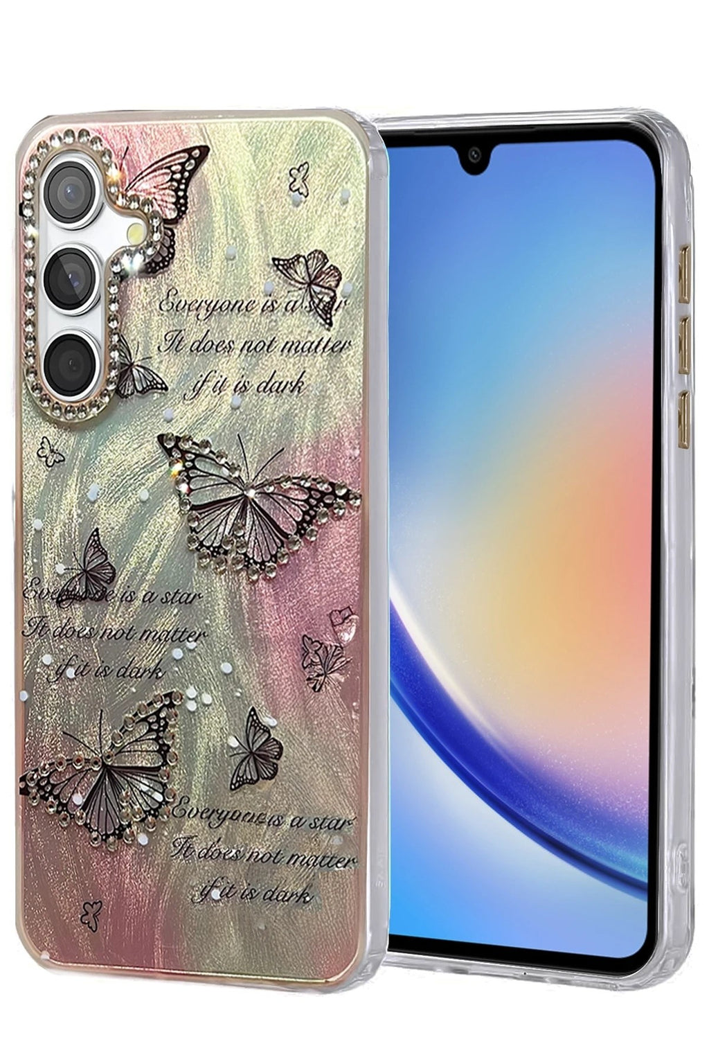 Mey İthalat® Samsung Galaxy A34 5G Kılıf Blade Aynalı Desenli Kapak - Desen 6